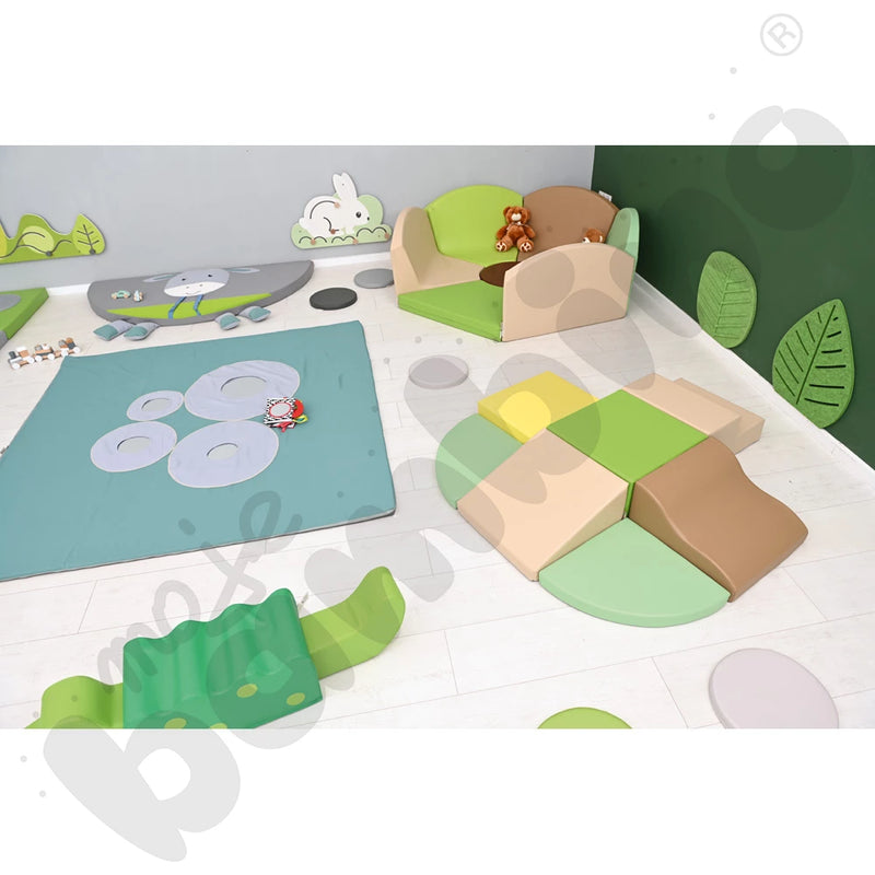 Moje Bambino Nature Island – 7-Piece Soft Play Set