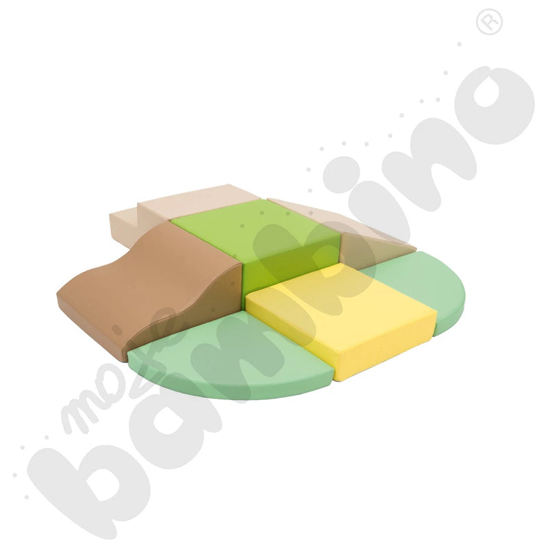 Moje Bambino Nature Island – 7-Piece Soft Play Set