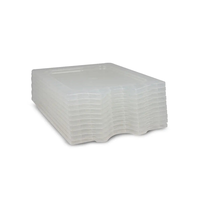 Monarch Tray Lid™ – Classic Translucent Lid for All Monarch Trays, Pack of 10 Learning SPACE