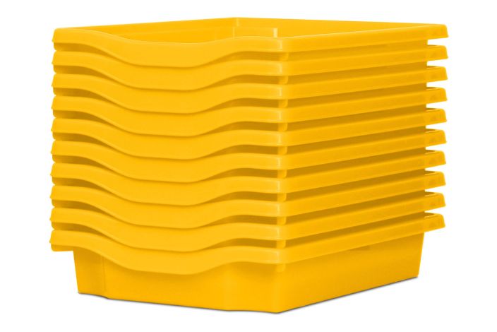 Monarch Trays Multi Packs, Single (10Pack) Yellow Learning SPACE