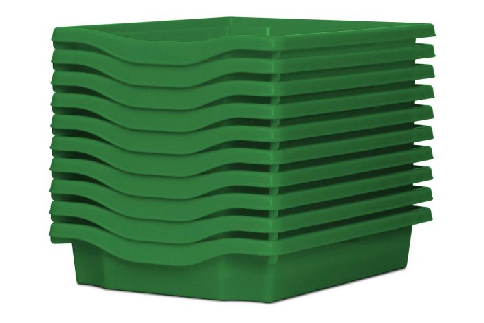 Monarch Trays Multi Packs, Single (10Pack) Green Learning SPACE