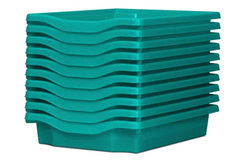 Monarch Trays Multi Packs-Dropship,Monarch UK,Trays-Single (10Pack)-Turquoise-MT001SET10CTURQ-Learning SPACE