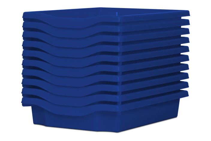 Monarch Trays Multi Packs, Single (10Pack) Blue Learning SPACE