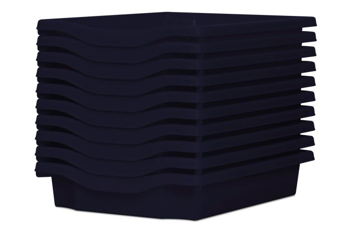 Monarch Trays Multi Packs, Single (10Pack) Dark Blue Learning SPACE