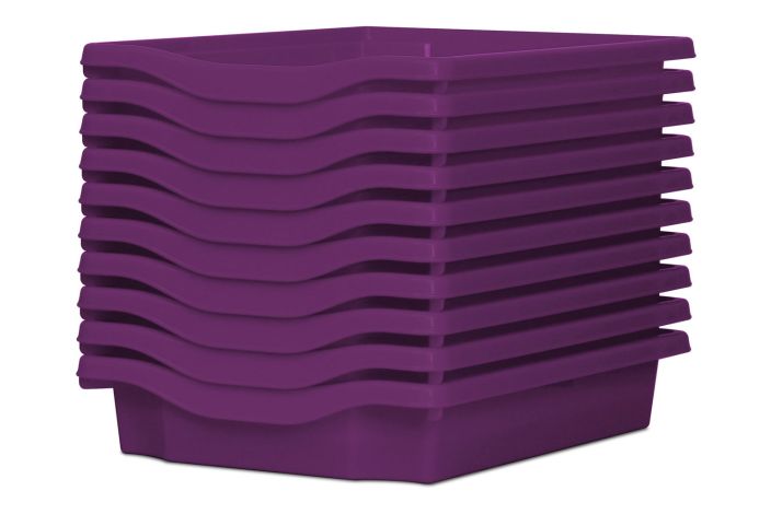 Monarch Trays Multi Packs, Single (10Pack) Purple Learning SPACE