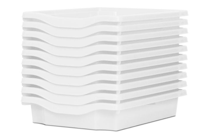 Monarch Trays Multi Packs, Single (10Pack) White Learning SPACE