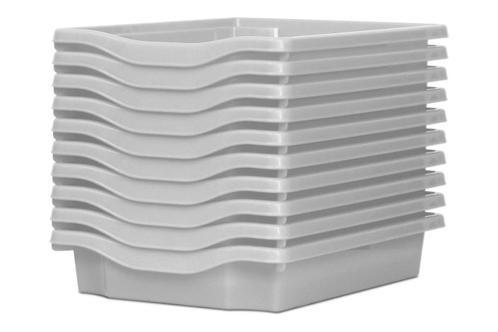 Monarch Trays Multi Packs, Single (10Pack) Light Grey Learning SPACE