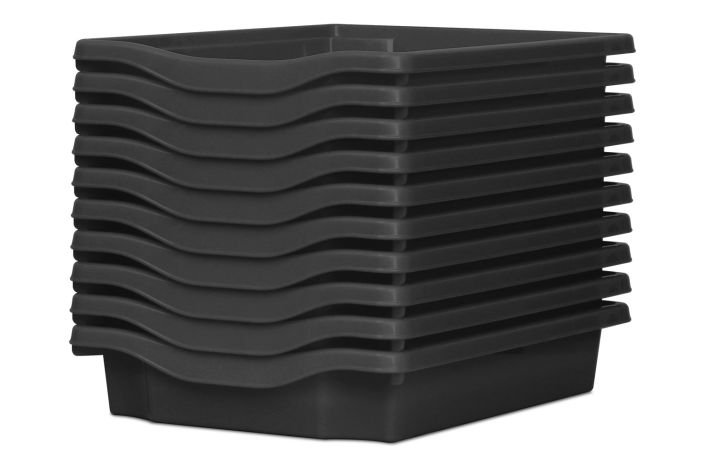 Monarch Trays Multi Packs, Single (10Pack) Dark Grey Learning SPACE