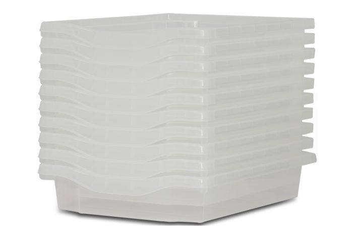 Monarch Trays Multi Packs, Single (10Pack) Translucent Learning SPACE
