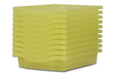 Monarch Trays Multi Packs-Dropship,Monarch UK,Trays-Single (10Pack)-Citron Tint-MT001SET10CCITRONTINT-Learning SPACE