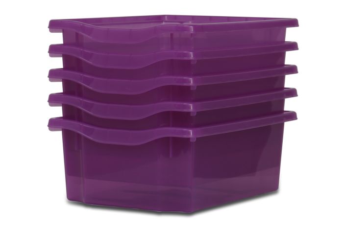 Monarch Trays Multi Packs, Double (5 Pack) Violet Tint Learning SPACE