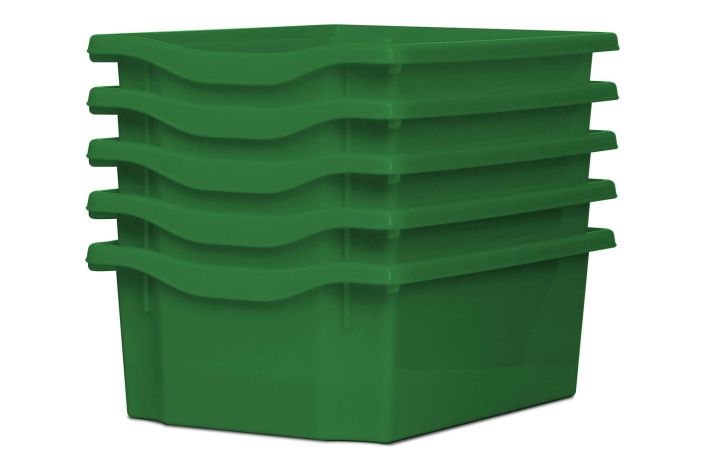 Monarch Trays Multi Packs, Double (5 Pack) Green Learning SPACE