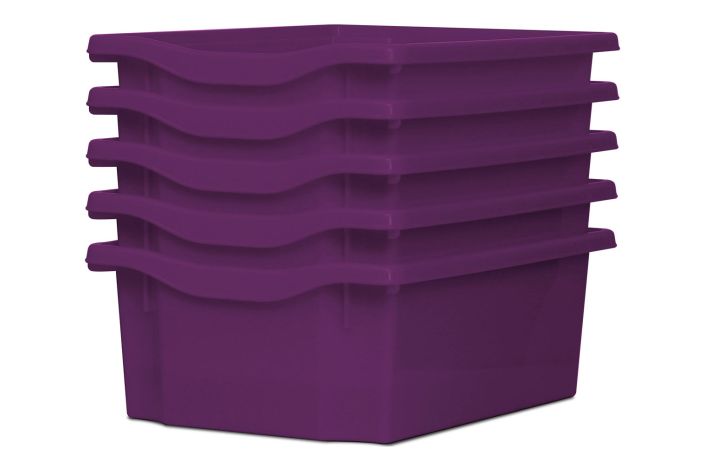 Monarch Trays Multi Packs, Double (5 Pack) Purple Learning SPACE
