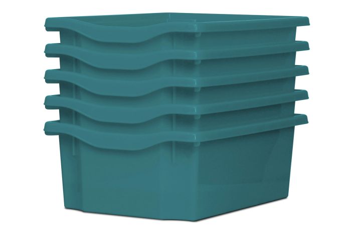 Monarch Trays Multi Packs, Double (5 Pack) Metal Blue Learning SPACE