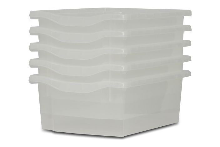 Monarch Trays Multi Packs, Double (5 Pack) Translucent Learning SPACE
