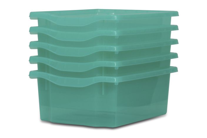 Monarch Trays Multi Packs, Double (5 Pack) Aqua Tint Learning SPACE