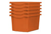 Monarch Trays Multi Packs-Dropship,Monarch UK,Trays-Triple (5 Pack)-Tangerine-MT003SET5CTANG-Learning SPACE