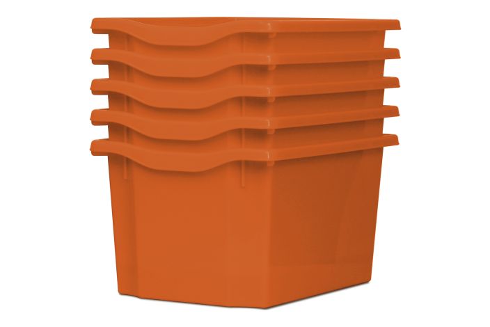 Monarch Trays Multi Packs, Triple (5 Pack) Tangerine Learning SPACE