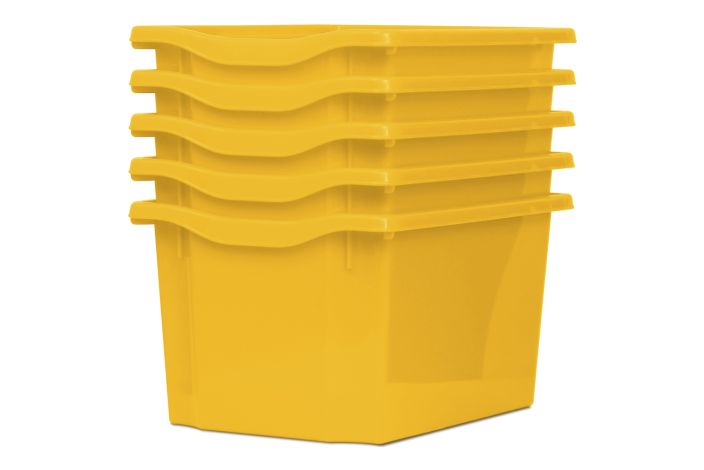 Monarch Trays Multi Packs, Triple (5 Pack) Yellow Learning SPACE