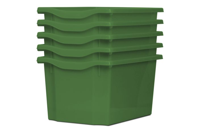 Monarch Trays Multi Packs, Triple (5 Pack) Green Learning SPACE