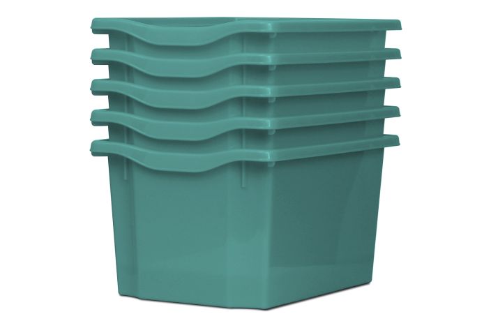 Monarch Trays Multi Packs, Triple (5 Pack) Turquoise Learning SPACE