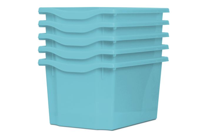 Monarch Trays Multi Packs, Triple (5 Pack) Light Blue Learning SPACE