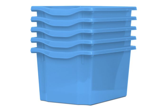 Monarch Trays Multi Packs, Triple (5 Pack) Cyan Learning SPACE