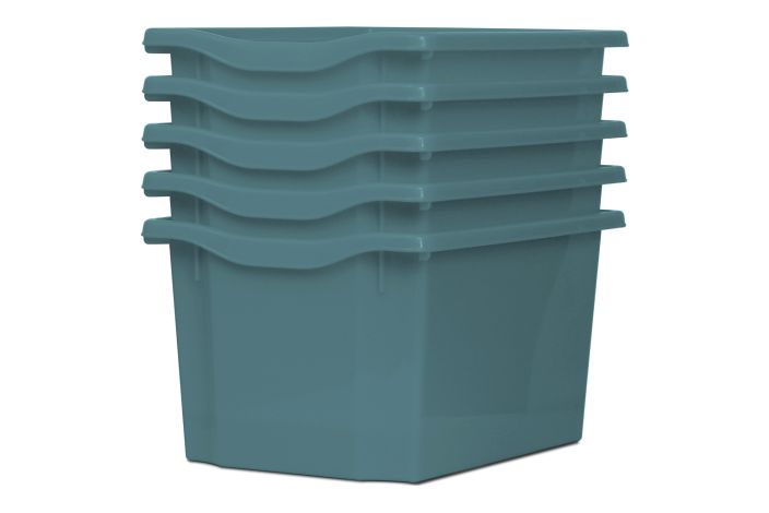 Monarch Trays Multi Packs, Triple (5 Pack) Metal Blue Learning SPACE