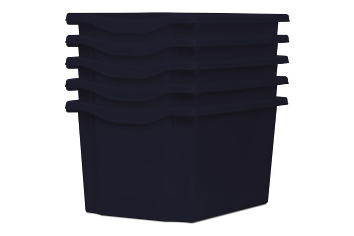 Monarch Trays Multi Packs, Triple (5 Pack) Dark Blue Learning SPACE