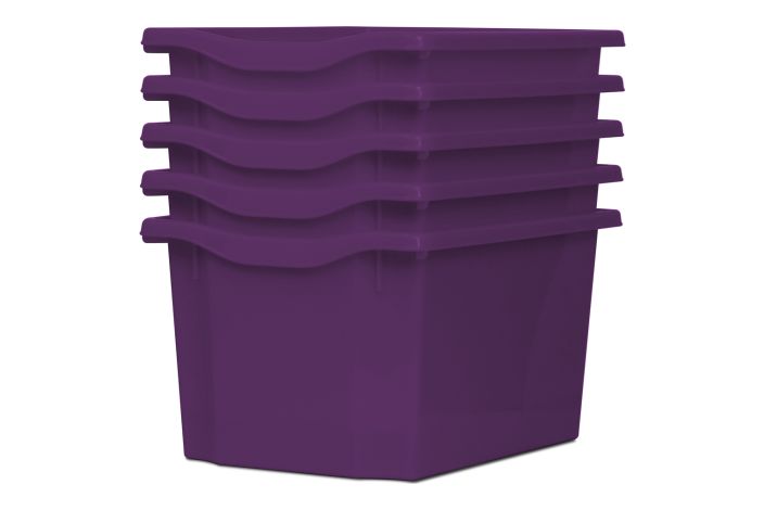 Monarch Trays Multi Packs, Triple (5 Pack) Purple Learning SPACE