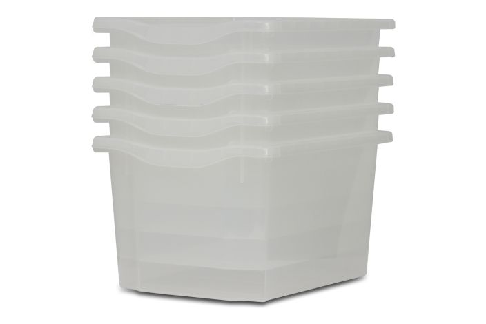 Monarch Trays Multi Packs, Triple (5 Pack) Translucent Learning SPACE