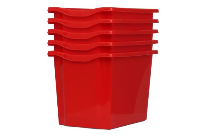 Monarch Trays Multi Packs, Quad (5 Pack) Red Learning SPACE
