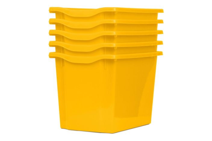 Monarch Trays Multi Packs, Quad (5 Pack) Yellow Learning SPACE