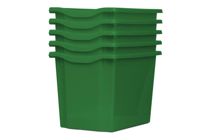 Monarch Trays Multi Packs, Quad (5 Pack) Green Learning SPACE