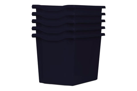 Monarch Trays Multi Packs-Dropship,Monarch UK,Trays-Quad (5 Pack)-Dark Blue-MT004SET5CDARKBLUE-Learning SPACE