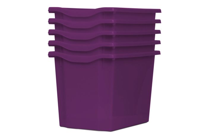 Monarch Trays Multi Packs, Quad (5 Pack) Purple Learning SPACE