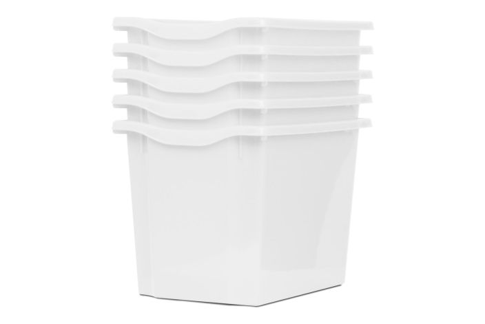 Monarch Trays Multi Packs, Quad (5 Pack) White Learning SPACE