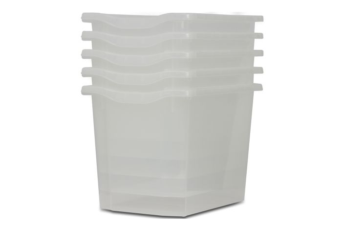 Monarch Trays Multi Packs, Quad (5 Pack) Translucent Learning SPACE