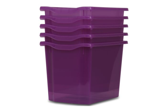 Monarch Trays Multi Packs, Quad (5 Pack) Violet Tint Learning SPACE