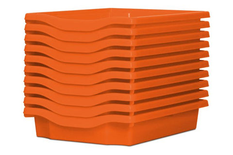 Monarch Trays Multi Packs-Dropship,Monarch UK,Trays-Single (10Pack)-Tangerine-MT001SET10CTANG-Learning SPACE