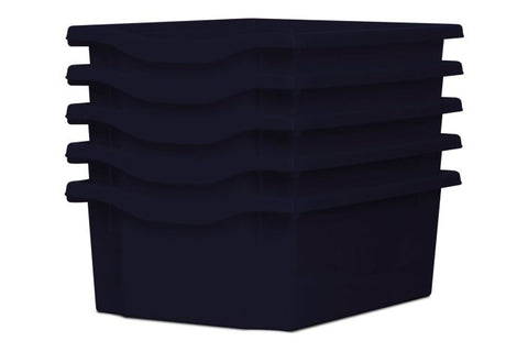 Monarch Trays Multi Packs-Monarch UK, Trays-Double (5 Pack)-Dark Blue-Learning SPACE