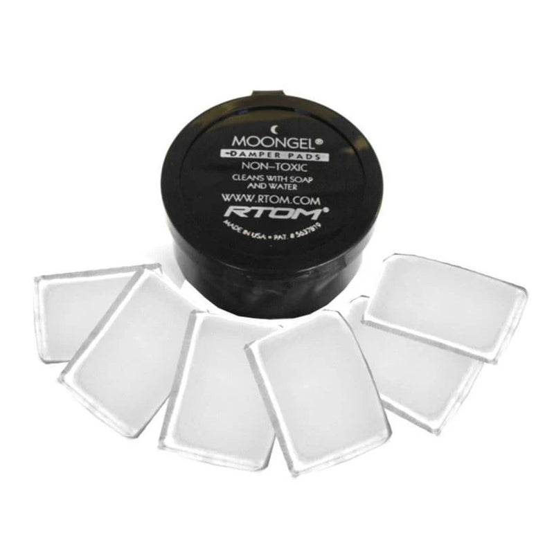 MoonGel Damper Pads by Rtom - Pot of 6, Clear, Learning SPACE