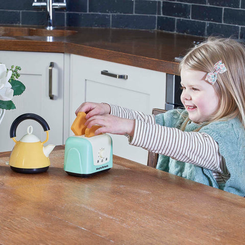 Morphy Richards Toaster & Kettle Set - Play Pretend-Calmer Classrooms,Casdon Toys,Gifts For 2-3 Years Old,Helps With,Imaginative Play,Kitchens & Shops & School,Life Skills,Play Kitchen Accessories,Pretend play,Role Play,Strength & Co-Ordination-Learning SPACE