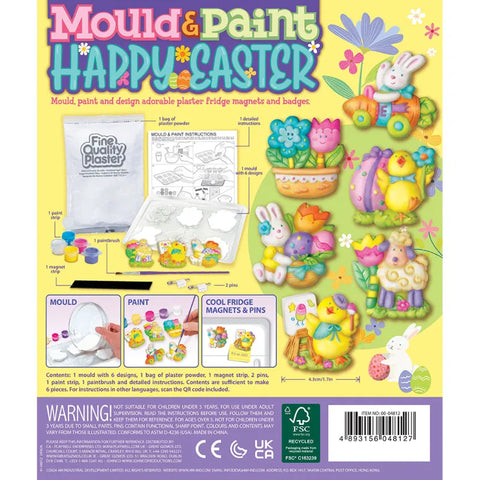 Mould & Paint Happy Easter-Art Materials,Arts & Crafts,Craft Activities & Kits,Easter,Paint,Primary Arts & Crafts-Learning SPACE