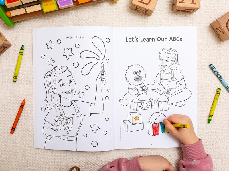 Ms Rachel: My First Colouring Book, Learning SPACE