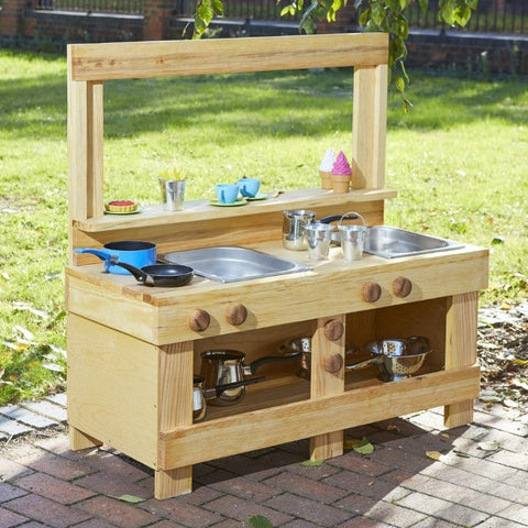 Mud Pie Kitchen Cafe-Cosy Direct,Cosy Outdoor,Messy Play,Mud Kitchen-Learning SPACE
