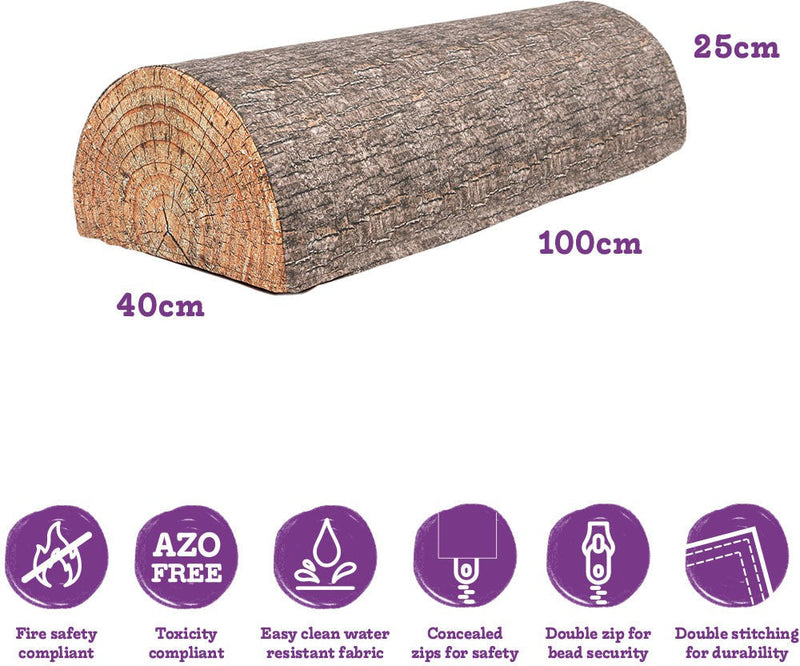 Multi-Person Foam Log Bean Bag Seat, Learning SPACE