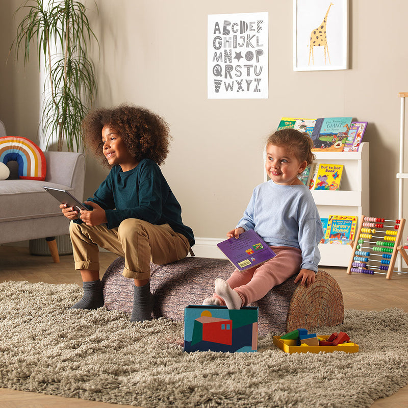 Multi-Person Foam Log Bean Bag Seat, Learning SPACE