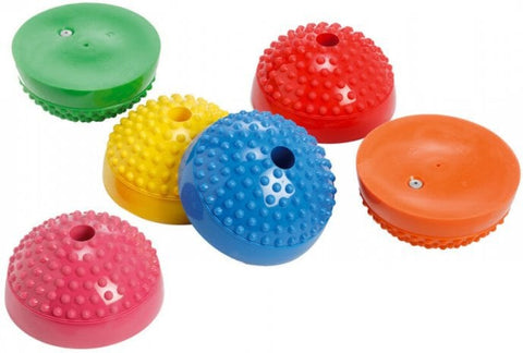 Multiactiv Balance Stones - Pack of 6, Stepping stones-Additional Need,Balancing Equipment,Engineering & Construction,Gross Motor and Balance Skills,Gymnic,Helps With,Movement Breaks,Proprioceptive,S.T.E.M,Stepping Stones,Stock-Learning SPACE