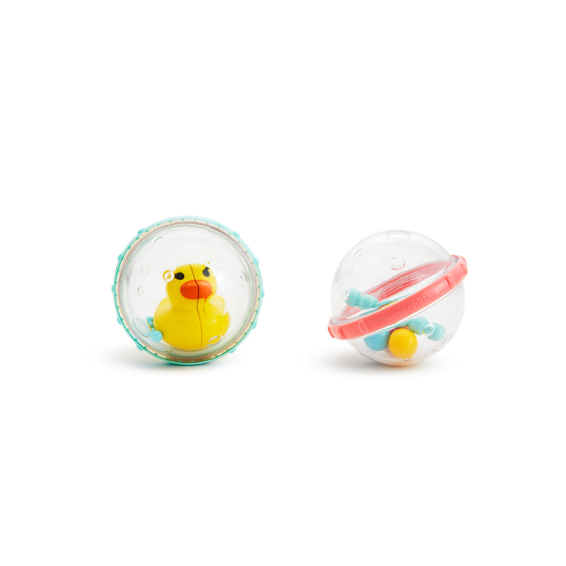 Munchkin Bath Float and Play Bubble Balls 2Pk, Learning SPACE